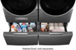 Whirlpool Washer/Dryer Laundry Pedestal Storage Drawer Chrome Shadow from Kings Outlet
