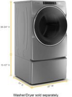 Whirlpool Washer/Dryer Laundry Pedestal Storage Drawer Chrome Shadow from Kings Outlet