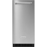KitchenAid 15" 22.8-Lb. Freestanding Icemaker Stainless Steel from Kings Outlet