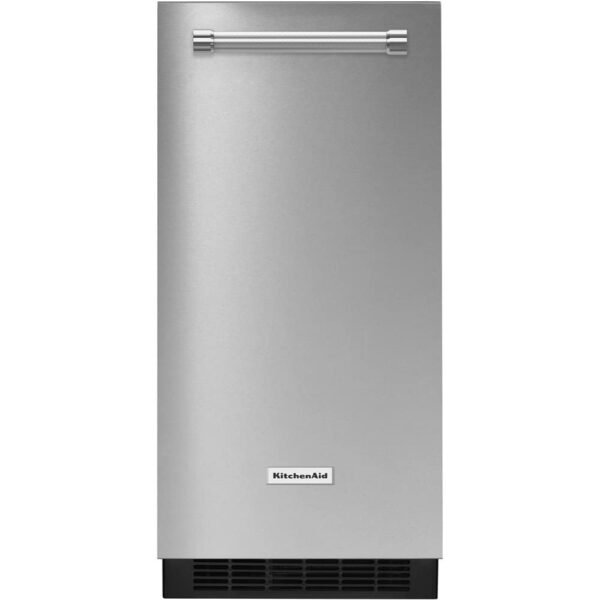 KitchenAid 15" 22.8-Lb. Freestanding Icemaker Stainless Steel from Kings Outlet