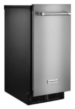 KitchenAid 15" 22.8-Lb. Freestanding Icemaker Stainless Steel from Kings Outlet