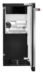 KitchenAid 15" 22.8-Lb. Freestanding Icemaker Stainless Steel from Kings Outlet