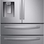 Samsung 28 Cu. Ft. 4-Door French Door Smart Refrigerator FlexZone Drawer Stainless Steel from Kings Outlet