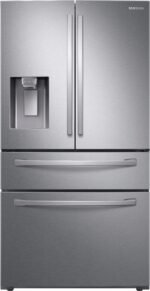 Samsung 28 Cu. Ft. 4-Door French Door Smart Refrigerator FlexZone Drawer Stainless Steel from Kings Outlet