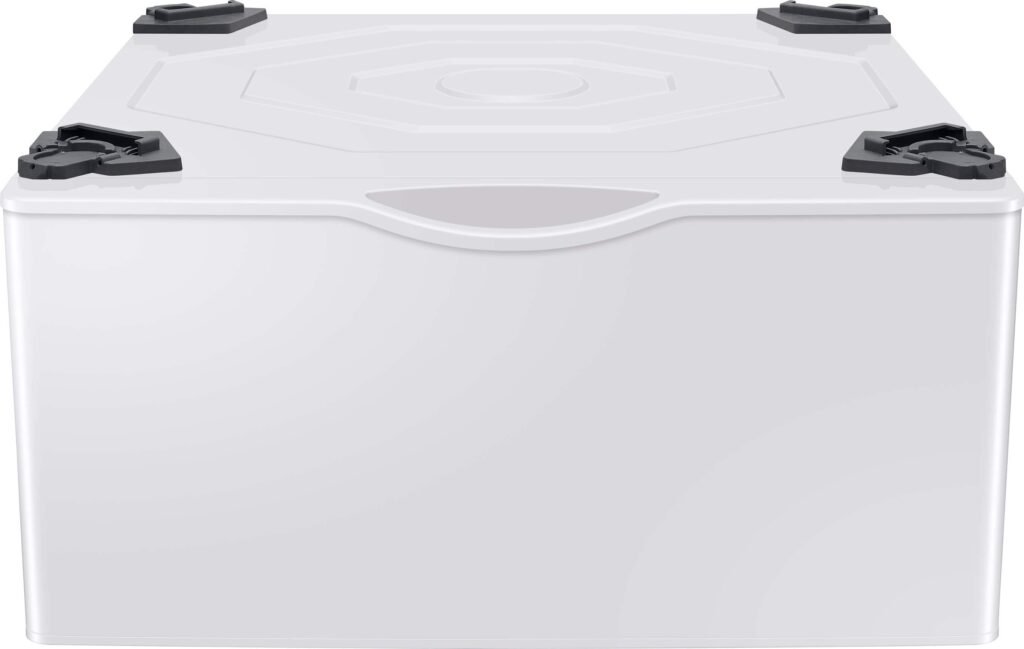 Samsung Washer/Dryer Laundry Pedestal Storage Drawer White from Kings Outlet