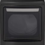 LG 7.3 Cu. Ft. Smart Electric Dryer Steam Sensor Dry Black Steel from Kings Outlet
