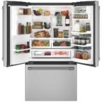 Café 22.2 Cu. Ft. French Door Counter-Depth Smart Refrigerator Hot Water Dispenser Customizable Stainless from Kings Outlet