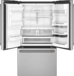 Café 27.8 Cu. Ft. French Door Smart Refrigerator Hot Water Dispenser Stainless Steel from Kings Outlet