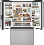 Café 23.1 Cu. Ft. French Door Counter-Depth Smart Refrigerator TwinChill Evaporators Stainless Steel from Kings Outlet