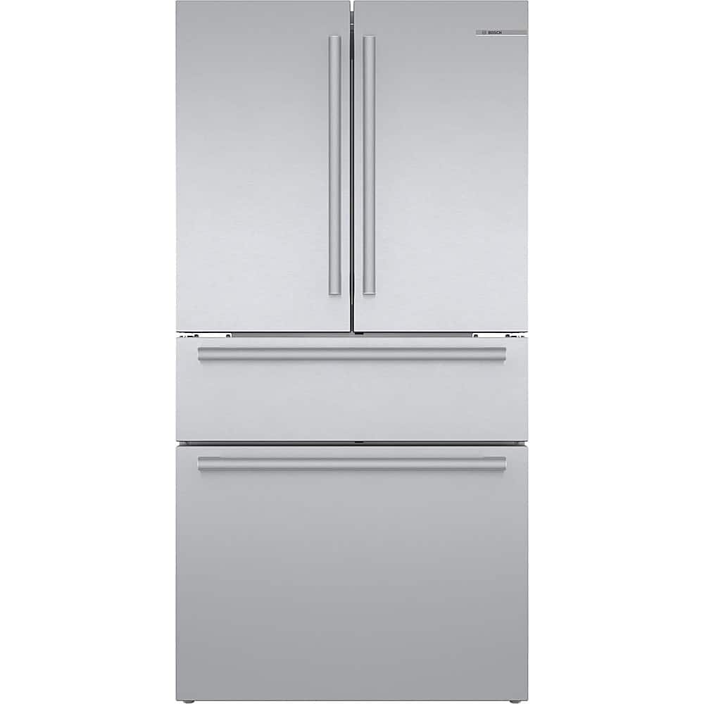 Bosch 800 Series 21 Cu. Ft. 4-Door French Door Counter-Depth Smart Refrigerator VitaFresh Stainless from Kings Outlet