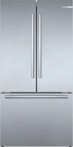 Bosch 800 Series 21 Cu. Ft. French Door Bottom Freezer Counter-Depth Smart Refrigerator VitaFresh from Kings Outlet