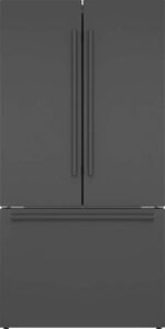 Bosch 800 Series 21 Cu. Ft. French Door Counter-Depth Smart Refrigerator Black Stainless Steel from Kings Outlet