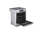 Bosch 800 Series 4.8 Cu. Ft. Slide-In Gas Convection Range Self-Cleaning Dual Flame Burner from Kings Outlet