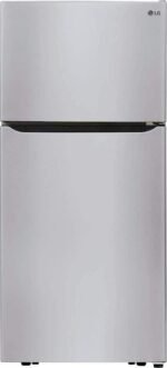 LG 20.2 Cu. Ft. Top-Freezer Refrigerator Stainless Steel from Kings Outlet