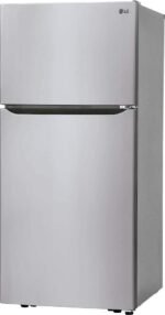 LG 20.2 Cu. Ft. Top-Freezer Refrigerator Stainless Steel from Kings Outlet