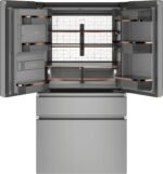 Café 27.8 Cu. Ft. 4-Door French Door Smart Refrigerator Convertible Drawer Soft Freeze Platinum from Kings Outlet