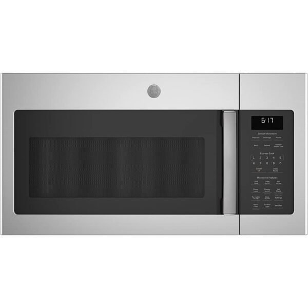 GE 1.7 Cu. Ft. Over-the-Range Microwave Sensor Cooking Defrost Stainless Steel from Kings Outlet