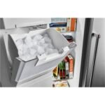 KitchenAid 22.6 Cu. Ft. Side-by-Side Counter-Depth Refrigerator Black Stainless Steel from Kings Outlet