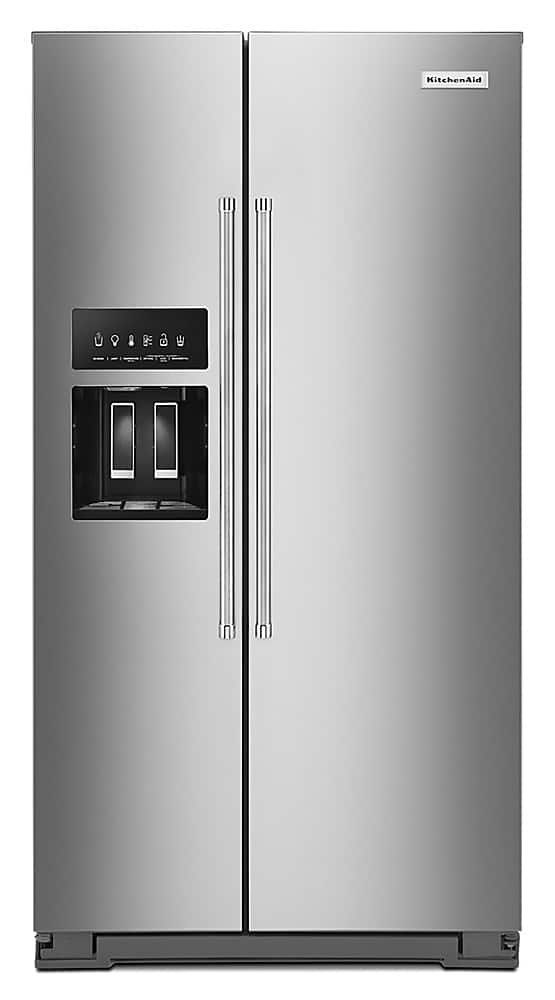 KitchenAid 24.8 Cu. Ft. Side-by-Side Refrigerator Stainless Steel from Kings Outlet