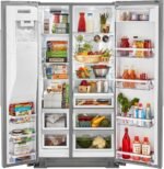 KitchenAid 24.8 Cu. Ft. Side-by-Side Refrigerator Stainless Steel from Kings Outlet