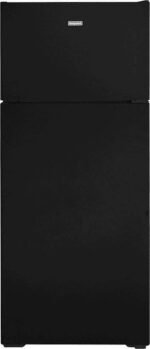 Hotpoint 17.5 Cu. Ft. Top-Freezer Refrigerator LED Interior Lighting Black from Kings Outlet