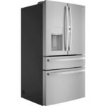 GE Profile 27.9 Cu. Ft. 4-Door French Door Smart Refrigerator Hands-Free AutoFill Stainless Steel from Kings Outlet