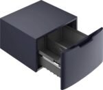 GE 16" Laundry Pedestal Storage Drawer Select Washers Dryers Sapphire Blue from Kings Outlet
