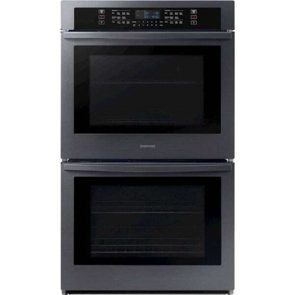 Samsung 30" Built-In Double Wall Oven WiFi Black Stainless Steel from Kings Outlet