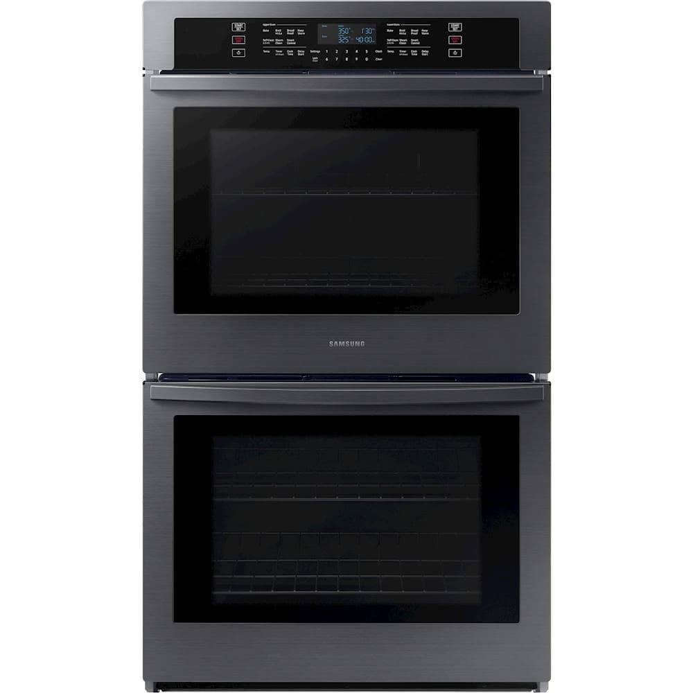 Samsung 30" Built-In Double Wall Oven WiFi Black Stainless Steel from Kings Outlet