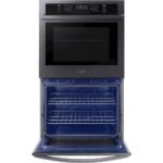 Samsung 30" Built-In Double Wall Oven WiFi Black Stainless Steel from Kings Outlet
