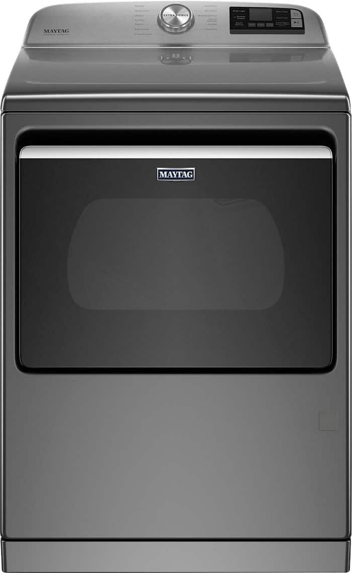 Kings Outlet Maytag 7.4 Cu. Ft. Smart Gas Dryer Steam Extra Power Button Metallic Slate Maytag 7.4 Cu. Ft. Smart Gas Dryer Steam Extra Power Button Metallic Slate from Kings Outlet