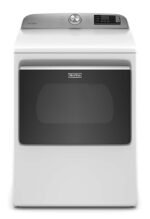 Maytag 7.4 Cu. Ft. Smart Electric Dryer Extra Power Button White from Kings Outlet