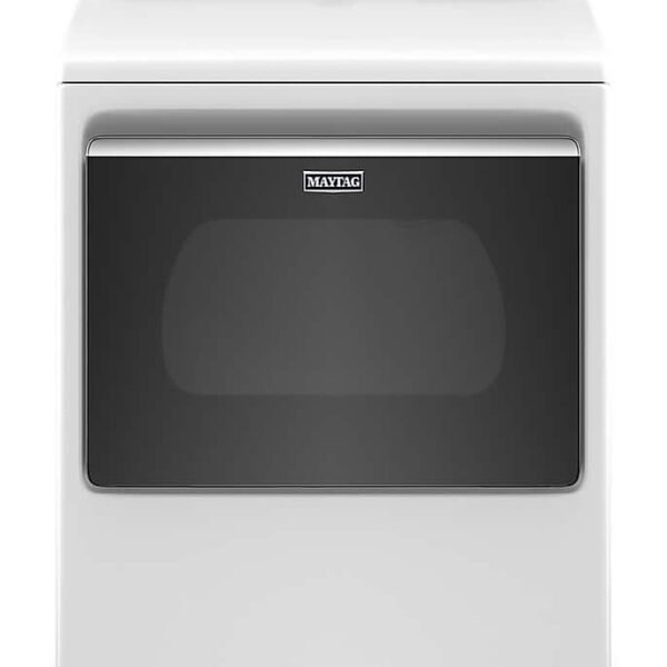 Maytag 7.4 Cu. Ft. Smart Electric Dryer Extra Power Button White from Kings Outlet