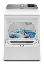 Maytag 7.4 Cu. Ft. Smart Electric Dryer Extra Power Button White from Kings Outlet