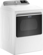 Maytag 7.4 Cu. Ft. Smart Gas Dryer Extra Power Button White from Kings Outlet