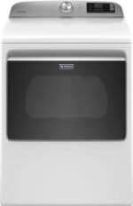 Maytag 7.4 Cu. Ft. Smart Gas Dryer Extra Power Button White from Kings Outlet