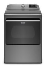 Maytag 7.4 Cu. Ft. Smart Gas Dryer Extra Power Button Metallic Slate from Kings Outlet