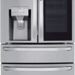 LG 22.5 Cu. Ft. 4-Door French Door-in-Door Counter-Depth Smart Refrigerator Craft Ice Stainless Steel from Kings Outlet