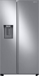 Samsung 27.4 cu. ft. Side-by-Side Refrigerator Large Capacity Stainless Steel from Kings Outlet