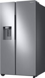 Samsung 27.4 cu. ft. Side-by-Side Refrigerator Large Capacity Stainless Steel from Kings Outlet