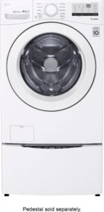 LG 4.5 Cu. Ft. High Efficiency Stackable Front Load Washer 6Motion Technology White from Kings Outlet