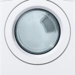 LG 7.4 Cu. Ft. Stackable Electric Dryer FlowSense White from Kings Outlet