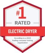 LG 7.4 Cu. Ft. Stackable Electric Dryer FlowSense White from Kings Outlet