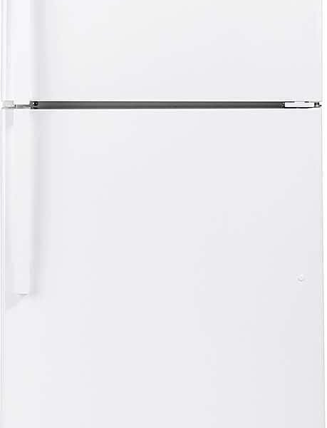 GE 21.9 Cu. Ft. Top-Freezer Refrigerator Garage Ready Performance White from Kings Outlet