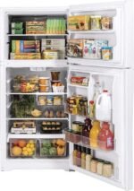 GE 21.9 Cu. Ft. Top-Freezer Refrigerator Garage Ready Performance White from Kings Outlet