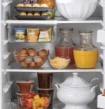 GE 21.9 Cu. Ft. Top-Freezer Refrigerator Garage Ready Performance from 38-110 Degrees Fahrenheit Black from Kings Outlet