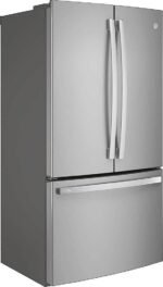 GE Profile 23.1 Cu. Ft. French Door Counter-Depth Refrigerator Internal Water Dispenser Stainless Steel from Kings Outlet