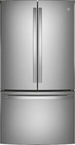 GE Profile 23.1 Cu. Ft. French Door Counter-Depth Refrigerator Internal Water Dispenser Stainless Steel from Kings Outlet
