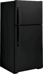 GE 19.2 Cu. Ft. Top-Freezer Refrigerator Garage Ready Performance Black from Kings Outlet