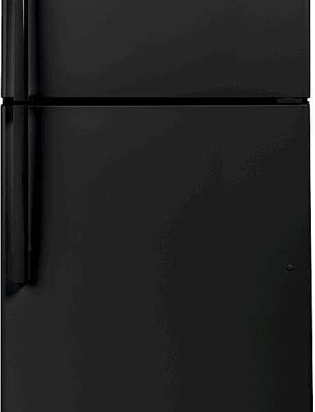 GE 19.2 Cu. Ft. Top-Freezer Refrigerator Garage Ready Performance Black from Kings Outlet